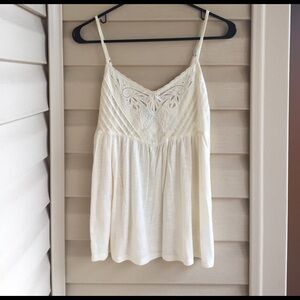 American Eagle Outfitters White Tank Top